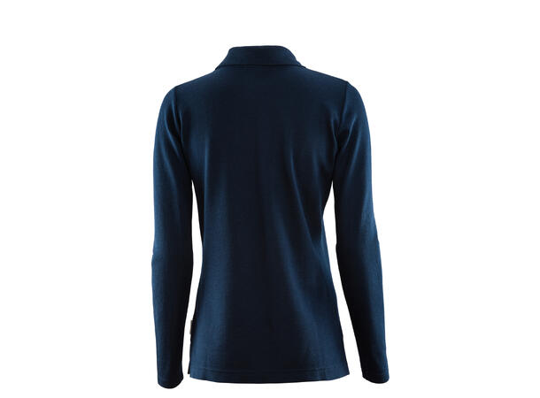 LeisureWool pique shirt long sleeve W's Navy Blazer L