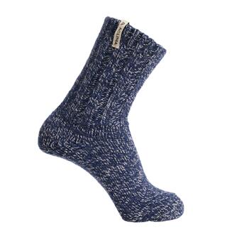 Norwegian Wool socks Grey/Navy 36-40