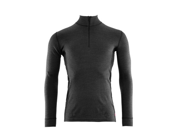 WarmWool mockneck M's Marengo/Jet Black L