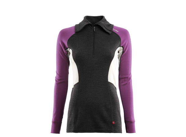 WarmWool polo W's Marengo/Sunset Purple/Nature XS