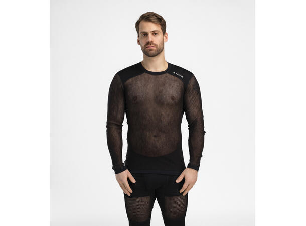 WoolNet Light Crewneck M's Jet Black L 