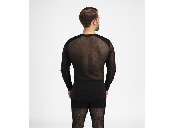 WoolNet Light Crewneck M's Jet Black L 