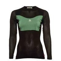 WoolNet Light Crewneck W's Jet Black/ Dark Ivy M