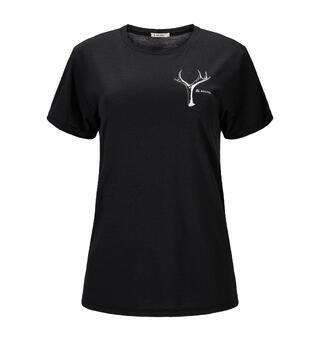 LightWool 140 classic tee antler W&#39;s Jet Black M