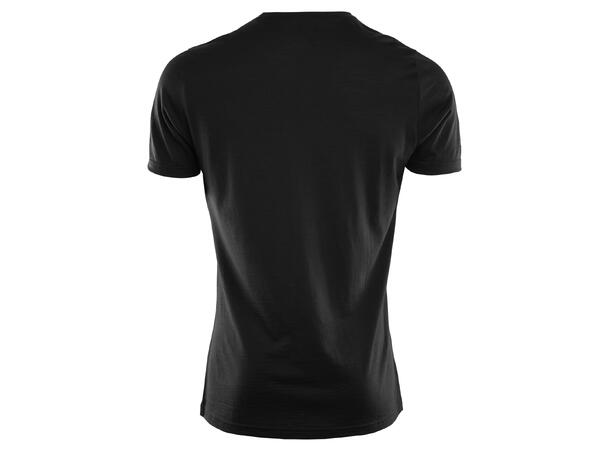 LightWool 140 t-shirt v-neck M's Jet Black M