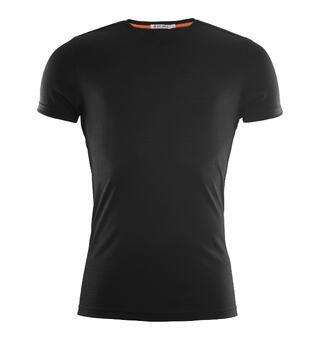 LightWool 140 t-shirt v-neck M's Jet Black XL