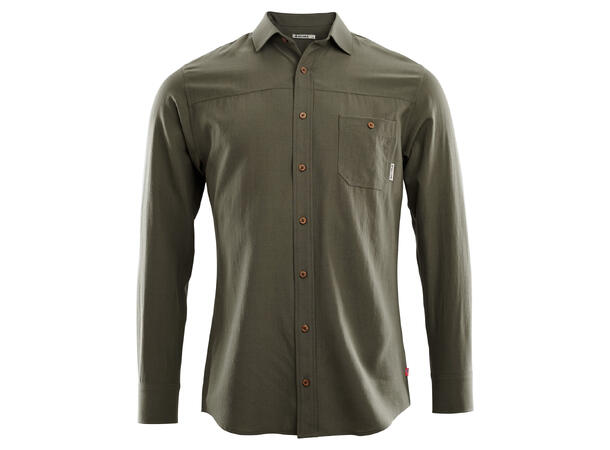 LeisureWool woven woolshirt M's Ranger Green L 