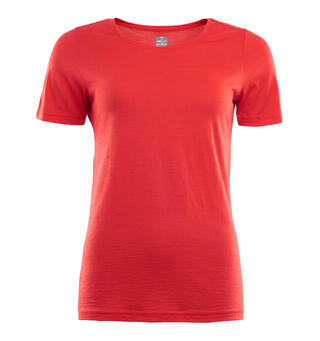 LightWool t-shirt W's High Risk Red XS