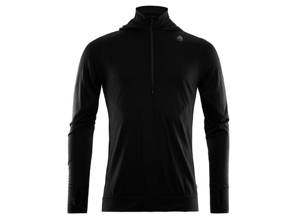 LightWool 140 hoodie M's Jet Black L 