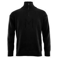 Lars Monsen Anárjohka wool pullover, U Jet Black M