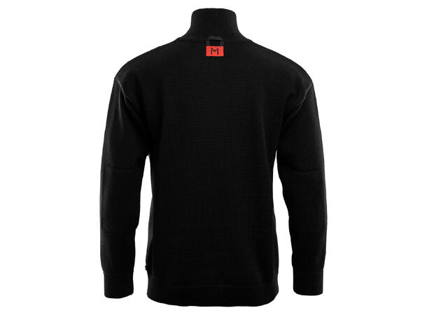 Lars Monsen Anárjohka wool pullover, U Jet Black M