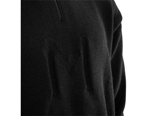 Lars Monsen Anárjohka wool pullover, U Jet Black M