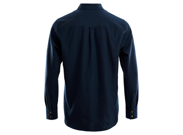 LeisureWool woven woolshirt M's Navy Blazer XL