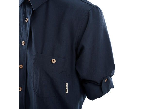 LeisureWool woven woolshirt W's Navy Blazer 2XL