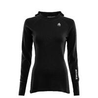 WarmWool hoodsweater W's Jet Black XS