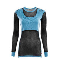 WoolNet Original crewneck W's Azure Blue/Jet Black M