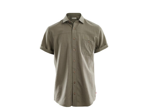 LeisureWool short sleeve shirt M's Ranger Green S