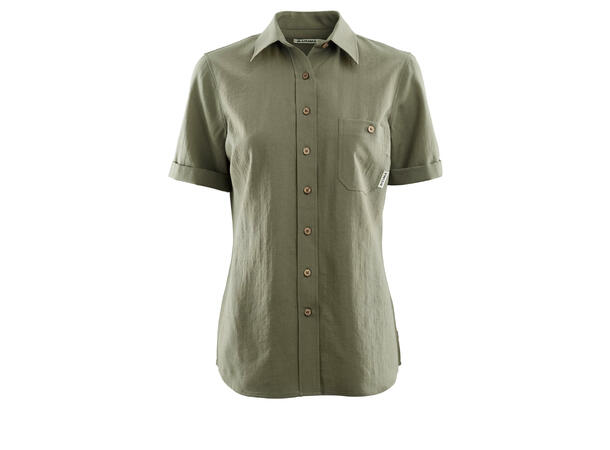 LeisureWool short sleeve shirt W's Ranger Green M