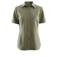 LeisureWool short sleeve shirt W's Ranger Green L