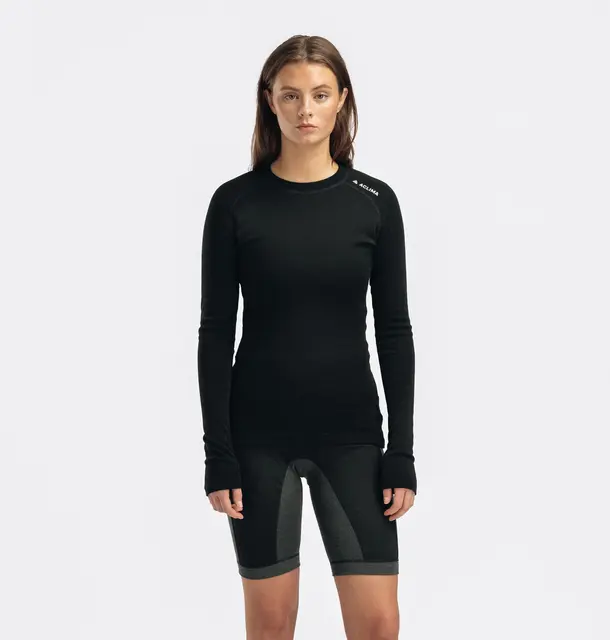 WarmWool crewneck W's Jet Black M 