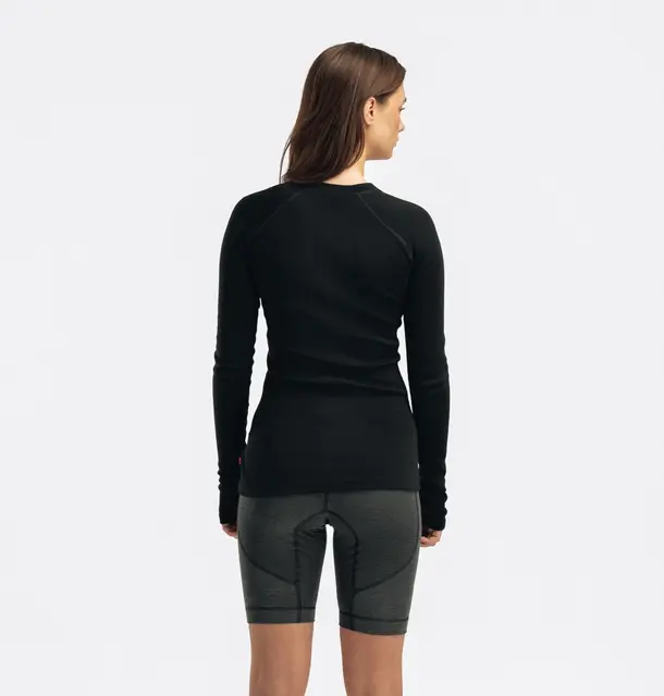 WarmWool crewneck W's Jet Black M 