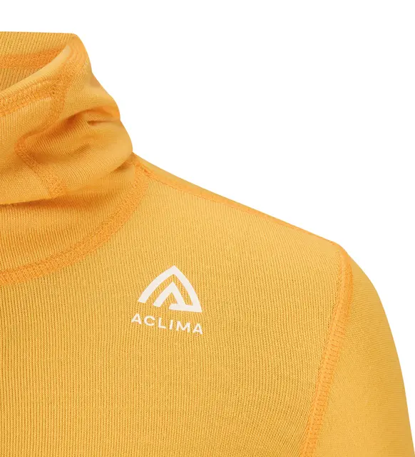 WarmWool hoodsweater Ch Mango Mojito 100 
