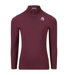 WarmWool mockneck Ch Fig/Red Dahlia 100