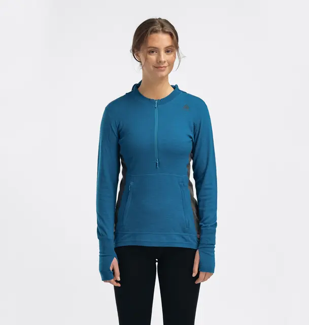 WarmWool hoodsweater w/zip W's Corsair /Marengo M 