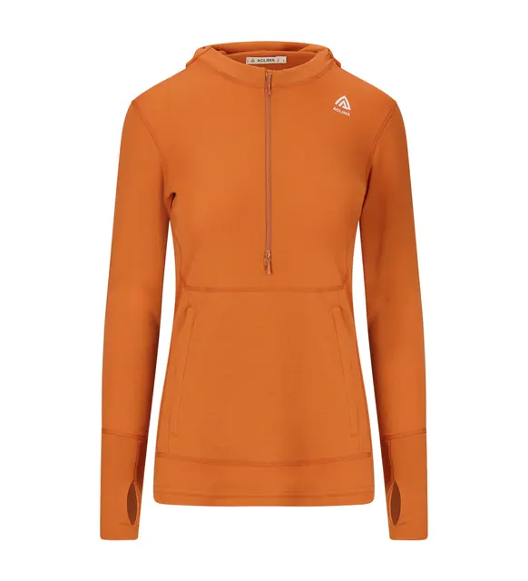 WarmWool Hoodsweater w/zip W's Gold Flame XS 