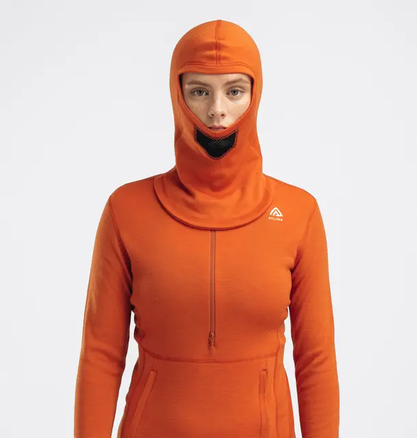 WarmWool Hoodsweater w/zip W's Gold Flame XS 
