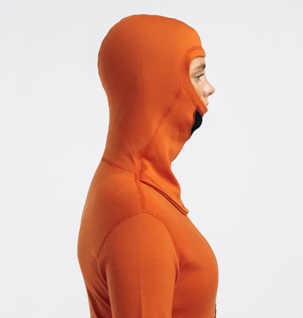 WarmWool Hoodsweater w/zip W's Gold Flame XS 