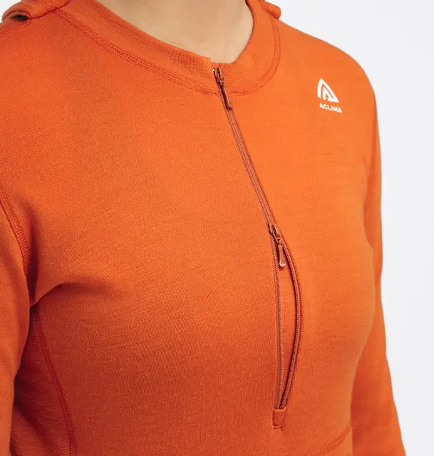 WarmWool Hoodsweater w/zip W's Gold Flame XS 