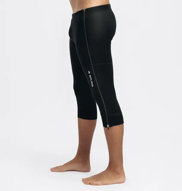 WarmWool 3/4 summit longs M's Jet Black 2XL 