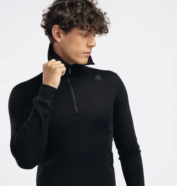 WarmWool polo M's Jet Black L 