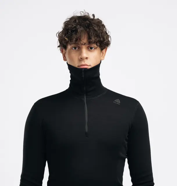WarmWool polo M's Jet Black L 