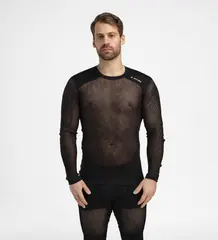 WoolNet Light Crewneck M&#39;s Jet Black XL