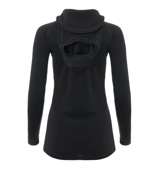 WarmWool hoodsweater V2 W's Jet Black M 