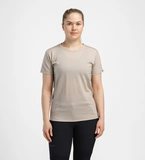 LightWool 180 Classic Tee W's Simply Taupe M 