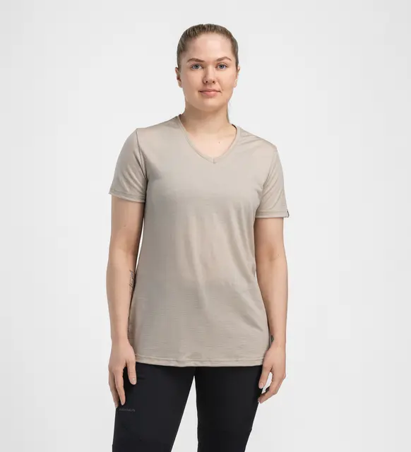 LightWool 180 Loose fit Tee W's Simply Taupe S 
