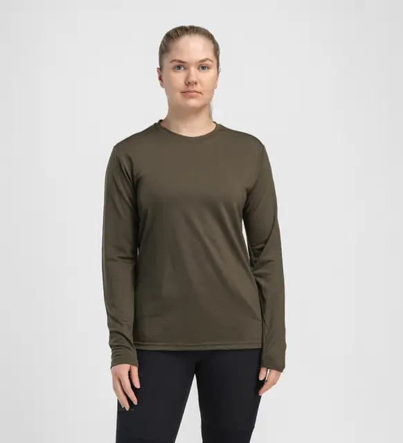 LightWool 180 Crewneck W's Tarmac S 