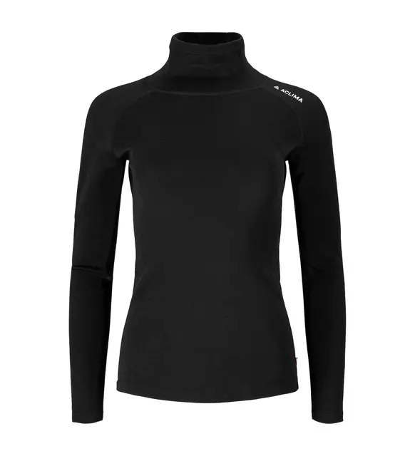 WarmWool Roll Neck W's Jet Black M 