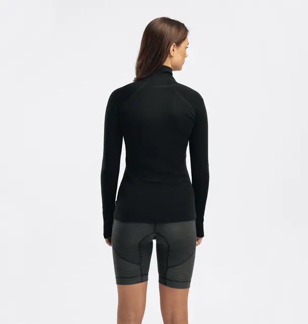 WarmWool Roll Neck W's Jet Black M 