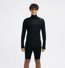 WarmWool Roll Neck M&#39;s Jet Black M