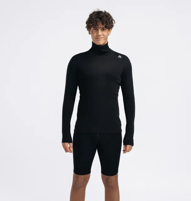 WarmWool Roll Neck M's Jet Black M 