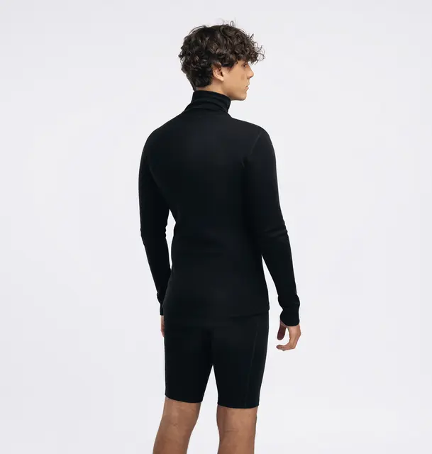 WarmWool Roll Neck M's Jet Black M 