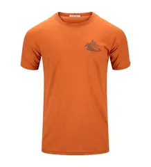 LightWool 140 classic tee mountain M&#39;s Apricot Orange L