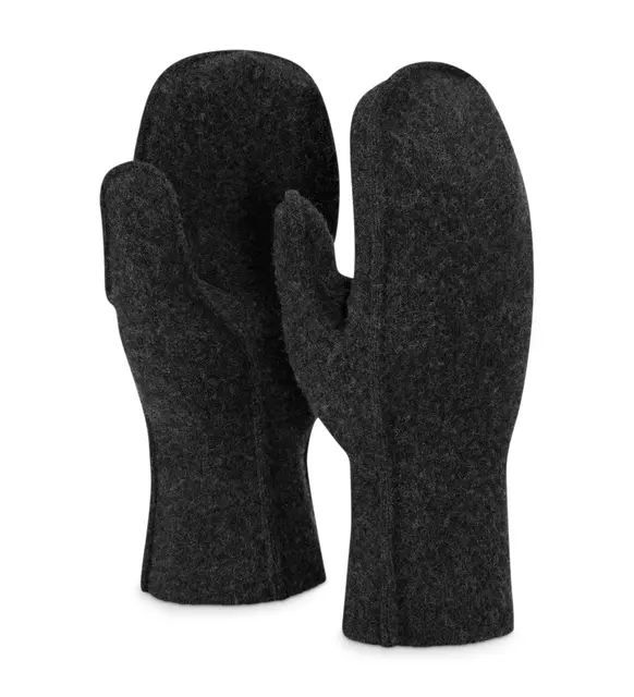 ReBorn Felted Mittens Dark Grey Melange L/9 
