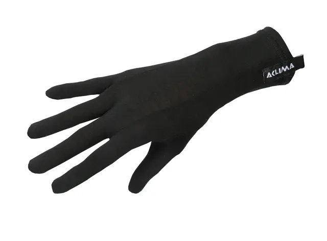 LightWool 140 liner gloves Jet Black L/9 