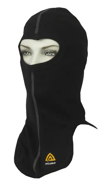 WarmWool balaclava Jet Black Onesize 