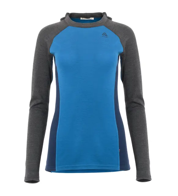WarmWool hoodsweater V2 W's Marengo / Corsair / Navy Blazer M 